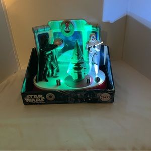 Disney STAR WARS Darth Vader Storm Trooper Music Animated Table Top Decor
